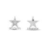 Thumbnail Image 3 of True Fans Dallas Cowboys 1/15 ct tw Diamond Logo Stud Earrings Sterling Silver