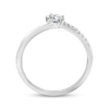 Thumbnail Image 3 of KAY Lab-Grown Diamonds Oval-Cut Curve Ring 1/4 ct tw 10K White Gold
