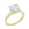 Thumbnail Image 2 of KAY Signature Collection Round-Cut Hidden Halo Engagement Ring 4-1/2 ct tw 14K Yellow Gold