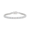 Thumbnail Image 1 of STUDIO BY KAY Lab-Created Opal Tennis Bracelet Sterling Silver 7.25"