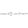 Thumbnail Image 3 of Milestones Diamond Station Bracelet 2 ct tw 10K White Gold 7.25"