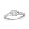 Thumbnail Image 1 of Multi-Diamond Promise Ring 1/10 ct tw 10K White Gold