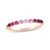 Thumbnail Image 1 of Le Vian Strawberry Ombré Sapphire Ring 14K Strawberry Gold