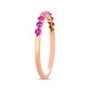 Thumbnail Image 2 of Le Vian Strawberry Ombré Sapphire Ring 14K Strawberry Gold