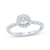 Thumbnail Image 1 of Now + Forever Lab-Grown Diamonds Round-Cut Halo Engagement Ring 1 ct tw 14K White Gold