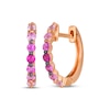 Thumbnail Image 1 of Le Vian Strawberry Ombré Hoop Earrings 14K Strawberry Gold