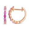 Thumbnail Image 3 of Le Vian Strawberry Ombré Hoop Earrings 14K Strawberry Gold
