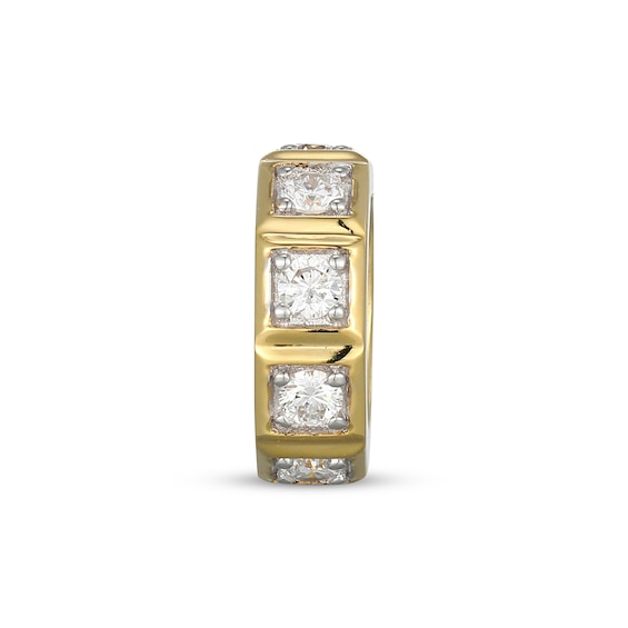 STUDIO BY KAY Lab-Grown Diamond Charm 1/3 ct tw 24K Yellow Gold Vermeil & Sterling Silver