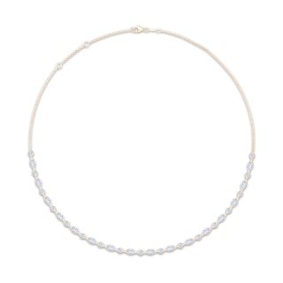 Neil Lane Artistry Marquise & Round-Cut Certified Lab-Grown Diamond Necklace 4 ct tw 14K Yellow Gold 18"