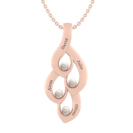 Cultured Pearl Family Necklace