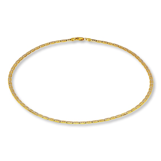Mariner Link Chain Solid 10K Yellow Gold 20"
