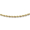 Thumbnail Image 1 of Rope Chain Necklace Solid 14K Yellow Gold 18&quot;