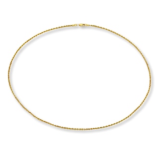 Rope Chain Necklace 14K Yellow Gold 20