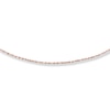 Thumbnail Image 1 of Adjustable Chain Necklace Solid 14K Rose Gold 20&quot;