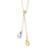 Thumbnail Image 1 of Teardrop Necklace 14K Two-Tone Gold