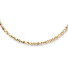 Rope Necklace 14K Yellow Gold 16&quot; Length
