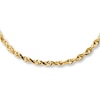Thumbnail Image 1 of Rope Necklace Solid 14K Yellow Gold 18&quot;