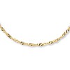Thumbnail Image 1 of Singapore Necklace Solid 14K Yellow Gold 20&quot;