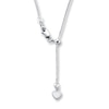 Franco Chain Necklace 10K White Gold 20"