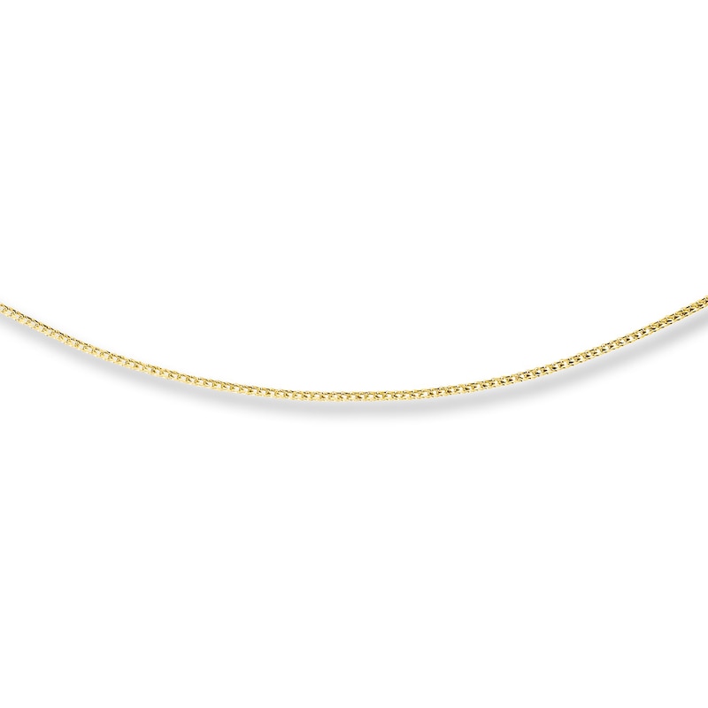Main Image 1 of Franco Chain Necklace Solid 10K Yellow Gold 20&quot;