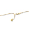 Franco Chain Necklace 10K Yellow Gold 20" Length