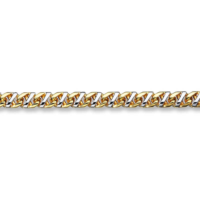 Main Image 1 of Mariner Necklace Solid 10K Two-Tone Gold 22&quot;