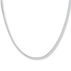 Thumbnail Image 1 of Wheat Chain Necklace Solid 14K White Gold 20&quot;