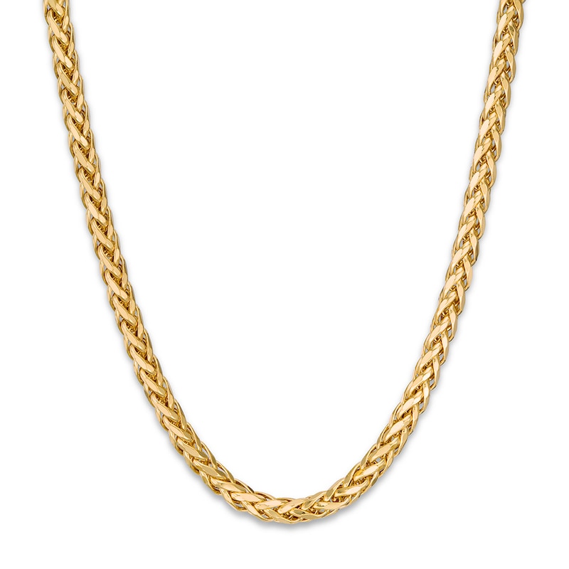 Wheat Chain Necklace 10K Yellow Gold 20" Length