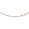 Thumbnail Image 1 of Rope Chain Necklace Semi-Solid 10K Rose Gold 24&quot;