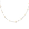 Thumbnail Image 1 of Heart Station Necklace 14K Yellow Gold 17&quot;