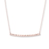 Thumbnail Image 0 of Thin Bar Necklace 14K Rose Gold 18"