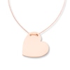Thumbnail Image 1 of Heart Necklace 14K Rose Gold 18&quot;