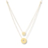 Thumbnail Image 0 of Shipwheel & Compass Layered Necklace 14K Yellow Gold 18"