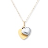 Thumbnail Image 0 of Children's Heart Necklace 14K Two-Tone Gold 13"