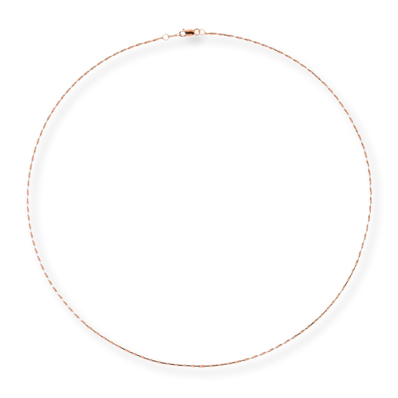 Main Image 2 of Rope Chain Solid 10K Two-Tone Gold 20&quot;