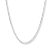 Thumbnail Image 1 of Box Chain Hollow 14K White Gold 24&quot;