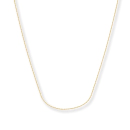 Cable Chain Solid 14K Yellow Gold 20"