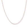 Thumbnail Image 1 of Singapore Chain Solid 14K Two-Tone Gold 24&quot;