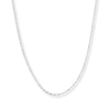 Thumbnail Image 1 of Singapore Chain Necklace Solid 14K White Gold 24&quot;