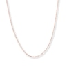 Thumbnail Image 0 of Solid Singapore Chain Necklace 14K Two-Tone Gold 16.25"