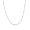 Thumbnail Image 1 of 1.25mm Singapore Chain Necklace Solid 14K Two-Tone Gold 18&quot;