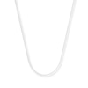 Thumbnail Image 0 of Solid Cable Chain Necklace 14K White Gold 16"
