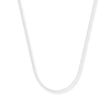 Thumbnail Image 1 of 0.75mm Cable Chain Necklace Solid 14K White Gold 20&quot;