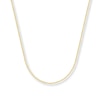 Thumbnail Image 1 of 1mm Cable Chain Necklace Solid 14K Yellow Gold 24&quot;