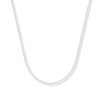 Thumbnail Image 1 of 1mm Cable Chain Necklace Solid 14K White Gold 18&quot;