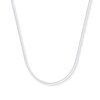 Thumbnail Image 1 of 1mm Cable Chain Necklace Solid 14K White Gold 20&quot;