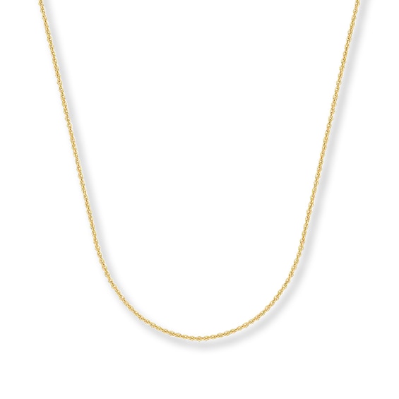 Kay Cable Chain Necklace 14K Yellow Gold 24"