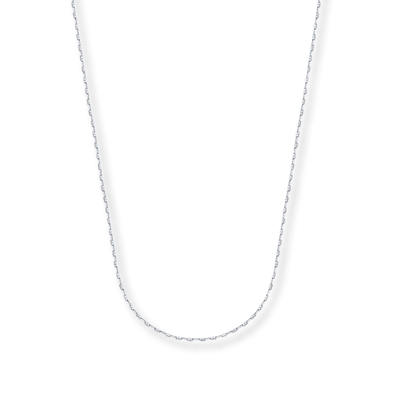 Main Image 1 of Mariner Chain Necklace Solid 14K White Gold 18&quot;