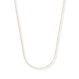 Mariner Chain Necklace Solid 14K Yellow Gold 16"