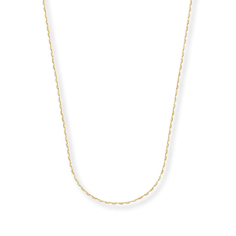 Main Image 1 of Mariner Chain Necklace Solid 14K Yellow Gold 16&quot;